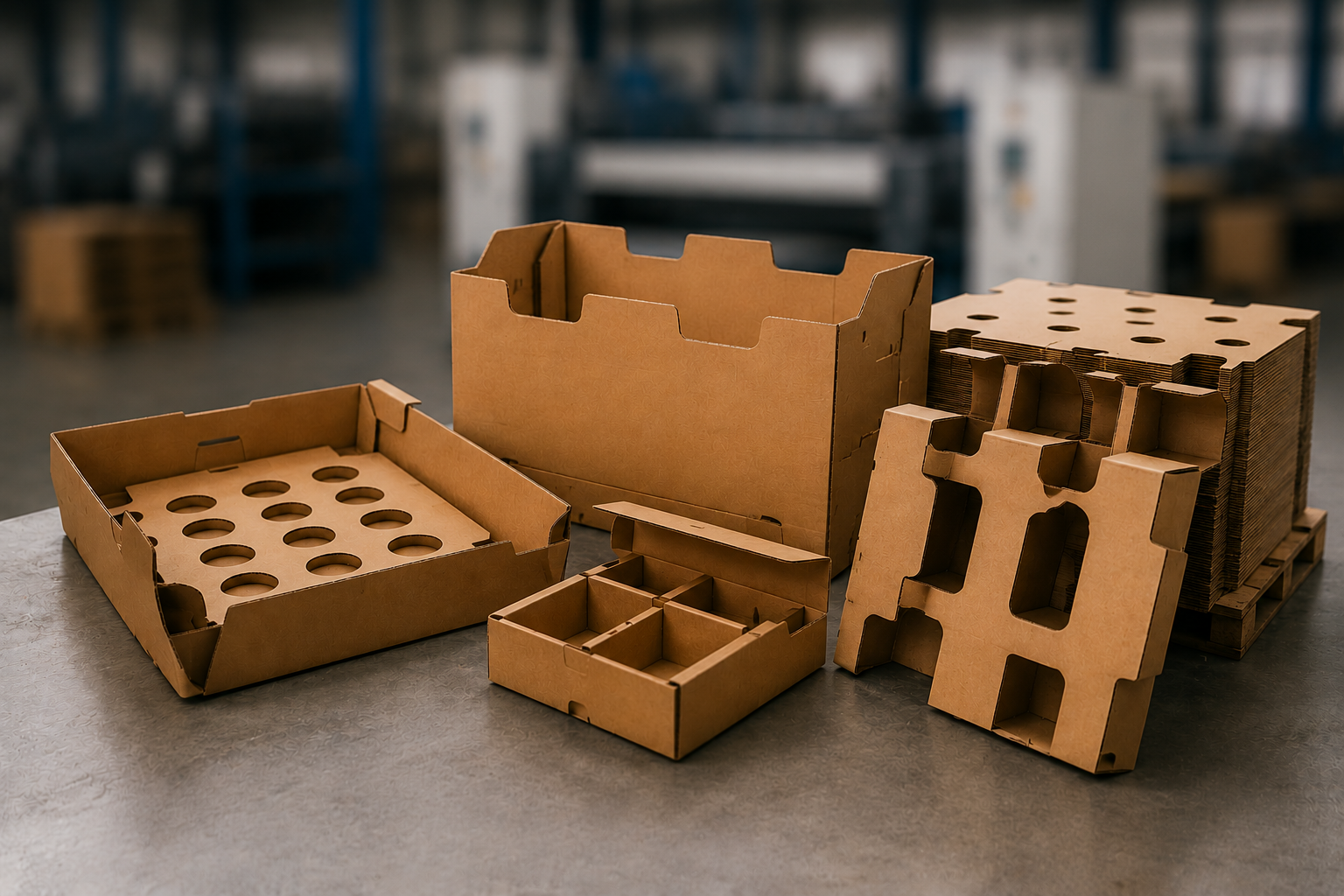 Cajas troqueladas industrial